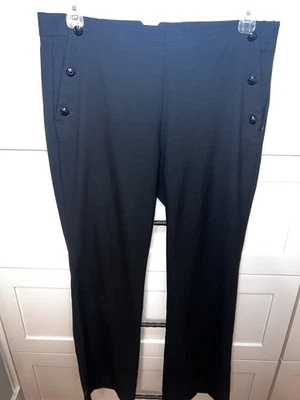 Banana Republic 女式 Logan 黑色裤子女式 12 码状况完好 — 第 1/4 张图片
