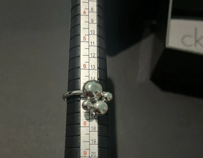 NUEVO CON ETIQUETAS ANILLO CALVIN KLEIN PLATA SPIN FIDGET TALLA 7 PRECIO DE VENTA SUGERIDO POR EL FABRICANTE $110 Foto 1 de 4