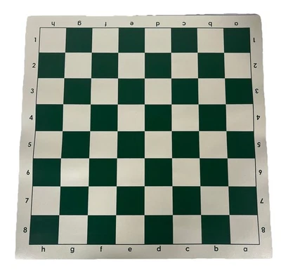 Vinyl Rollup CHESS MAT Travel Analysis Size 17x17" Chess Club 1.5" Squares NEW - Image 1 of 4