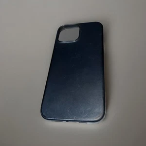 For iPhone 13 14 Pro Max Genuine Leather Case Designed by Apple MagSafe - Zdjęcie 1 z 7