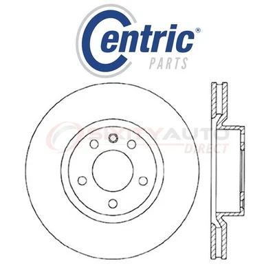 Centric C-TEK Disc Brake Rotor for 1997-2001 Cadillac Catera 3.0L V6 - Kit pd Foto 1 de 4