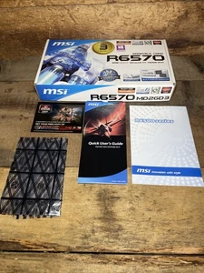 MSI Radeon 6570 1GB DDR3 Graphics Card *BOX AND MANUALS ONLY* - Picture 1 of 17