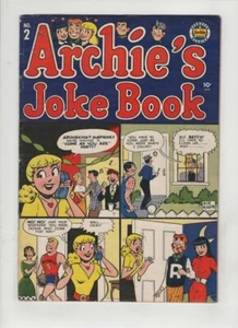 ARCHIE'S JOKE BOOK #2 Fine+, Betty, Veronica, Jughead, Reggie, rar, 1953 - Bild 1 von 2