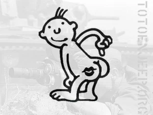 POCHOIR STENCIL MARQUAGE BOY 14CM . jeep willys dodge - Picture 1 of 1