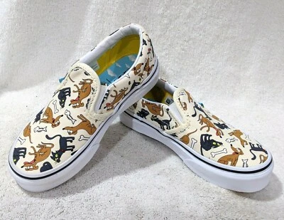 Vans Niño/Niña Clásico Los Simpson Familia Mascotas Zapatos de Skate Sin Cordones-Talla 11 Nuevo con Caja Foto 1 de 4