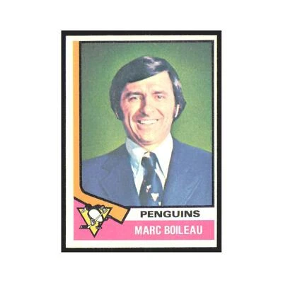 1974 Topps Marc Boileau Pittsburgh Penguins #49 - Image 1 of 3