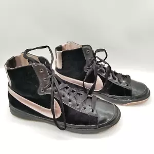 Nike Womens Zoom Blazer 313722-062 Black Pink Lace Up Sneaker Shoes Size 9.5 - Picture 1 of 6