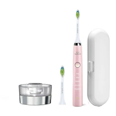 Philips Sonicare DiamondClean Electric Toothbrush Pink 2 Heads Deep Clean w/o Bo - image 1 of 4
