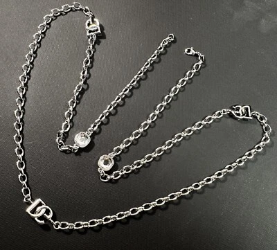Dolce & Gabbana Authentic Necklace & Bracelet Accessories 3 PCs Made ITALY. - Image 1 of 4