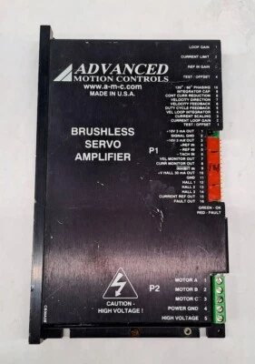ADVANCE MOTION CONTROL BRUSHLESS SERVO AMPLIFIER - Image 1 of 4