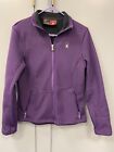 Spyder Ladies Core Sweater Fleece-Lined Mid-Weight Size L Purple