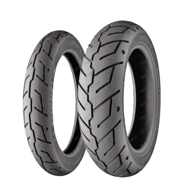 Juego de neumáticos delanteros traseros para moto Michelin Scorcher 31 80/90B21 180/60B17 Foto 1 de 4
