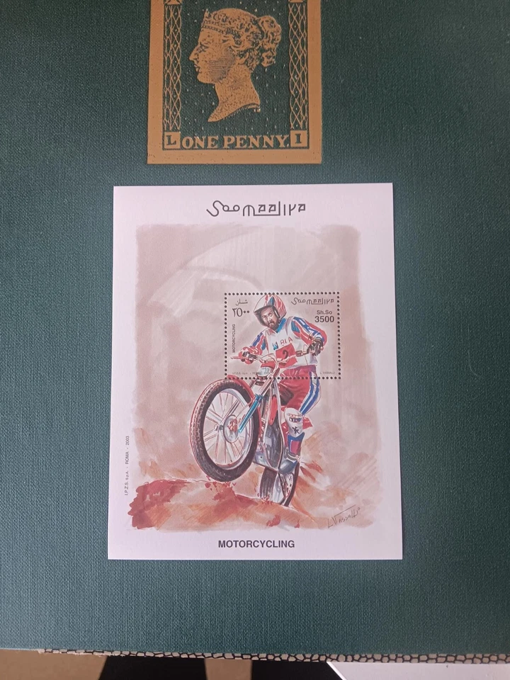 BLOC NEUF MOTO SOMALIE - MINT SHEET MOTORCYCLING SOMALIA - Photo 1/1