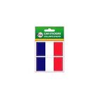 France Set Of 2 Bumper Stickers  Size: 3" X 1.5 Inch