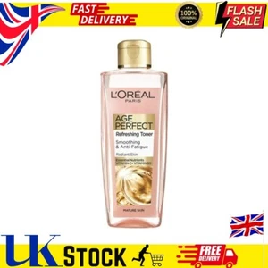 L'Oreal Paris Age Perfect Smoothing and Anti Fatigue Vitamin C Refreshing Toner, - Picture 1 of 7