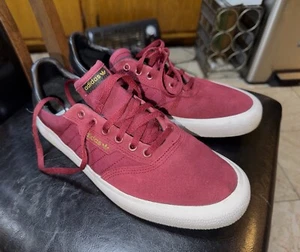Size 10 - adidas 3MC Vulc Collegiate Burgundy - Picture 1 of 7