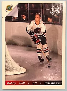 1991-92 ULTIMATE BOBBY HULL All Ultimate Team Chicago Blackhawks CARD #82 - Picture 1 of 2