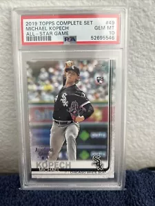 Topps Michael Kopech All-Star Game Foil 2019 radiocontrol novato #49 PSA 10 POP 26 - Imagen 1 de 1