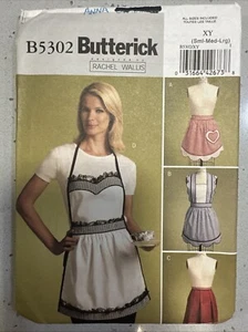 B5302 Butterick Ladies Apron Sewing Pattern Rachel Wallis Sml-Med-Lrg UNCUT - Picture 1 of 2