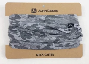 John Deere Neck Gaiter Grey Camo Adult - New - Picture 1 of 5