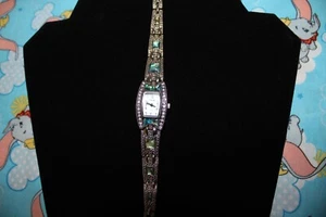 Abalone shell,antique Marcasite Watch rectangular MOP Dial Xavier - Picture 1 of 8