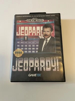 Jeopardy Sega Genesis Complete in Box CIB - Image 1 of 2
