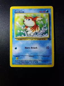1999 Vintage Pokémon WOTC Jungle Goldeen #53/64 - FREE SHIPPING - NM - Picture 1 of 2