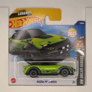 Hot Wheels Mattel 2025 Mazda MX-5 Miata (col 2) 1/250 HW Dream Garage 2/5 - Foto 1 di 1