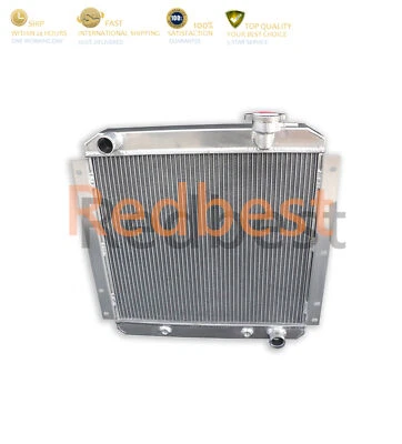 Full Alu 3 Row Radiator For 1958-1984 Toyota Land Cruiser FJ40 FJ45 Series L6 AT - Image 1 of 4