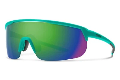 Smith Optics Trackstand Sport Sunglasses ChromaPop Matte Jade/Green Mirror - Image 1 of 4