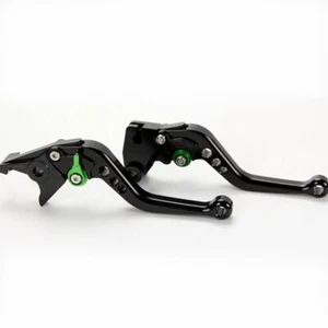 Leve frizione e freno CNC corte nere per Kawasaki ER-6N Ninja 650R 2009-2016 - Foto 1 di 6