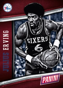 JULIUS ERVING #10 Sixers Legend Panini 2014 National Convention Wrapper  - Bild 1 von 1