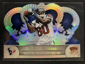 Andre Johnson 2012 Panini Crown Royale troquelado plateado #/149 #25 - Imagen 1 de 1