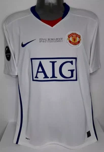 NIKE MANCHESTER UNITED UTD FINAL 2009 XL RONALDO ORIGINAL JERSEY SHIRT - Picture 1 of 4