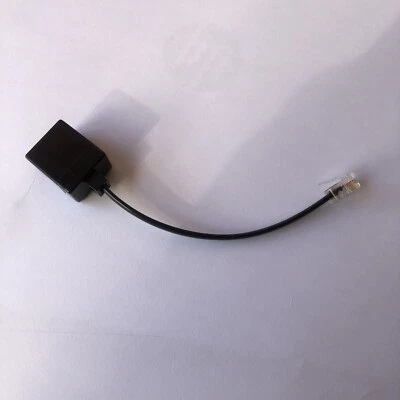 NEW 6P2C RJ11 PLUG TO RJ11 SOCKET TELEPHONE MODEM CROSSOVER DONGLE - Image 1 of 3