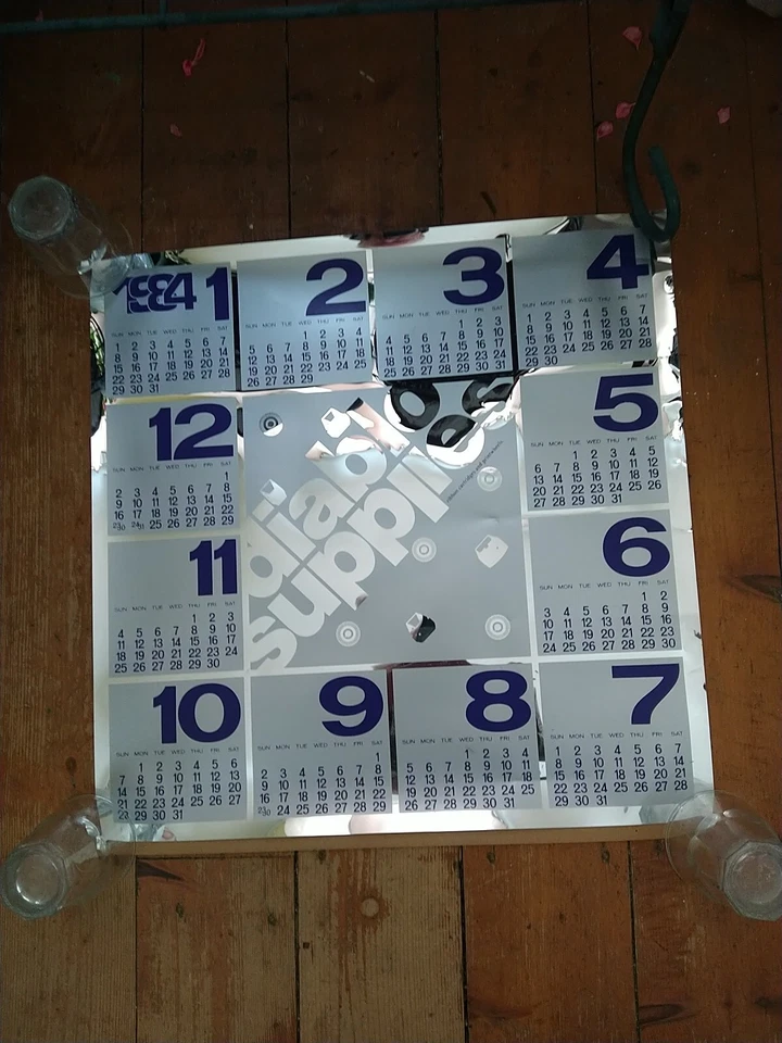 ITHistory (1984) POSTER/ Calendar: DIABLO SUPPLIES (Silver) - Image 1 of 1