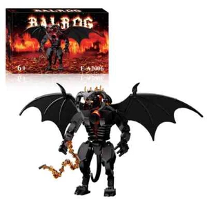 MOC  The Lord of the Rings Balrog Building Blocks Movies Monsters Model Bricks - Zdjęcie 1 z 7