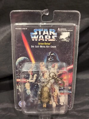 Figura de acción Star Wars: R2-D2 Key-Chain Die Cast Metal 3" 1996 NUEVA EN PAQUETE Foto 1 de 2