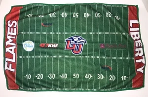 Liberty Flames LU Field NCAA Football SGA Towel Rag Dish Rag Mancave Wall Decor - Foto 1 di 4