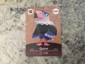 440 QUINN Animal Crossing Amiibo Authentic Nintendo Mint Card From Series 5 - Picture 1 of 1