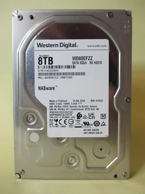 Western Digital WD Red Plus - WD80EFZZ - 8TB Festplatte Sata3 intern 3,5" - Bild 1 von 4