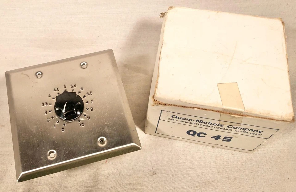 NEW OLD STOCK QUAM NICHOLS CO MODEL QC 45 ATTENUATOR VOLUME CONTROL - Image 1 of 2