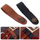Choose Your Style with Leather Guitar Neck Strap Available in Black and Brown!