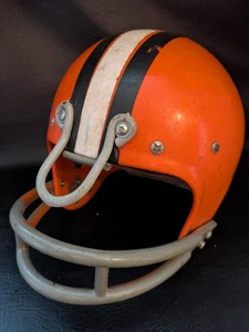 1960'S Suspension Youth Football Helmet Cleveland Brown Style - Picture 1 of 11