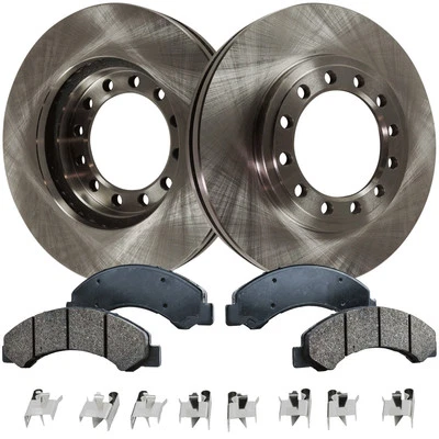 Front Brake Disc Rotors and Pads Kit for Chevy Isuzu NPR W3500 Tiltmaster GMC - Image 1 of 4