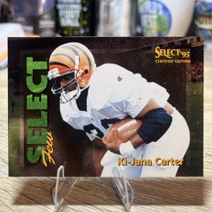 1995 SELECT CERTIFIED SELECT FEW 1 of 1028 Rookie RC Ki-Jana Carter #15 Penn St - Picture 1 of 2
