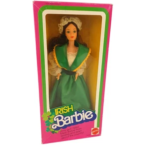 Muñeca Barbie Irlandesa - Muñecas Barbie del Mundo 1983 Coleccionables Mattel # 7517 De Colección - Imagen 1 de 8