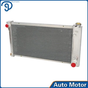 Radiador de refrigeración de aluminio 3 filas para Chevy C10 C20 C30 K10 K20 K30 1967-1972 - Imagen 1 de 12