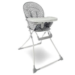 My Babiie MBHC1 Compact Highchair - Grey Dalmatian - Picture 1 of 7