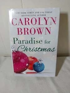 Paradise For Christmas by Carolyn Brown Large Print Hardcover Book - EUC - Picture 1 of 7